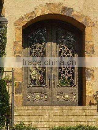 Bisini luxury design wrought iron door (BG90059)