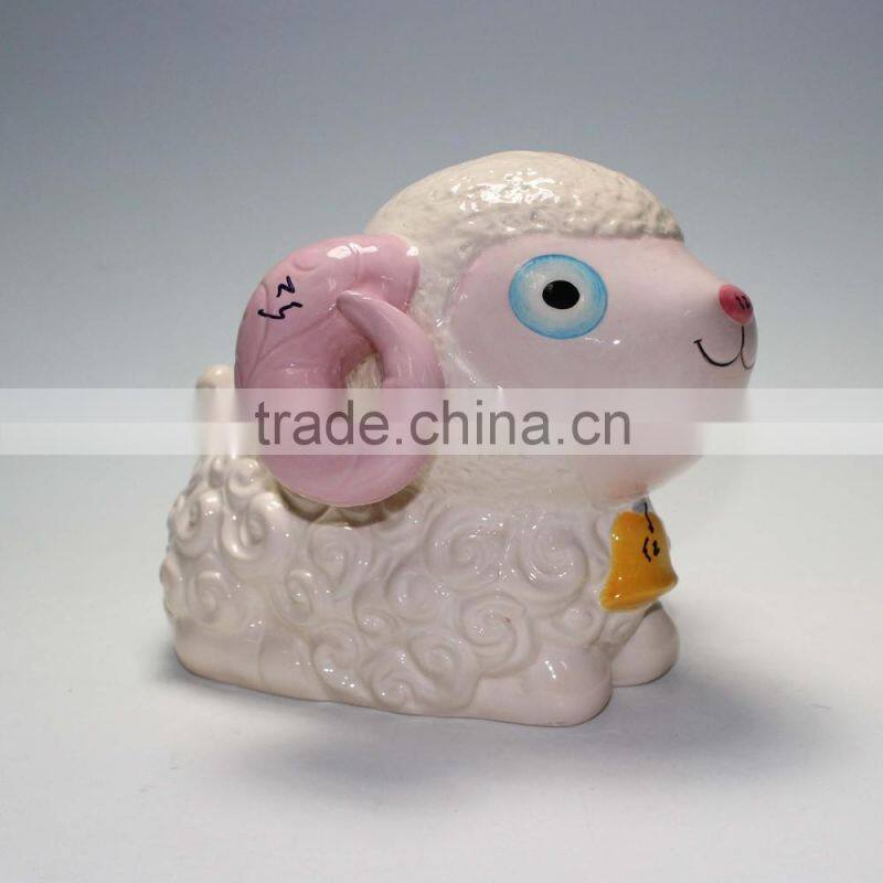Painting gift Ceramic sheep Money Bank BDL015