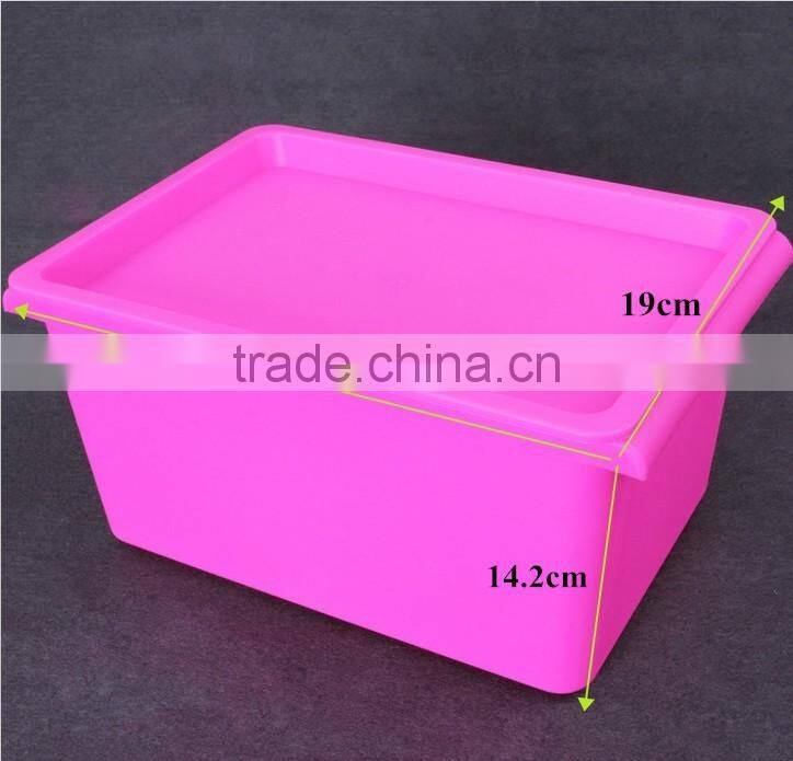 28cm PP Plastic Colored Organizer Container Storage box&bins
