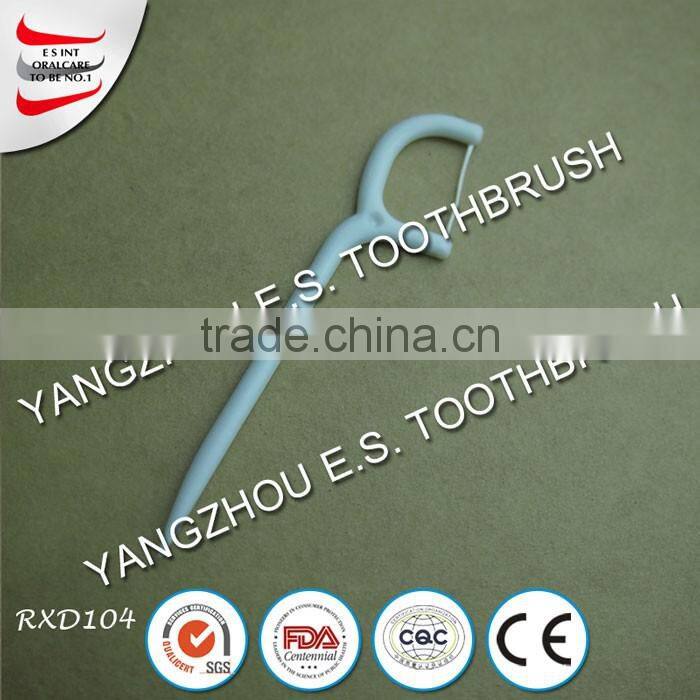 individual wrapped dental floss pick in China