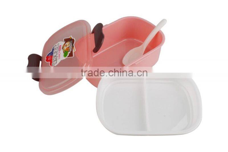 2016 Plastic Double Deck Rectangular Food Container