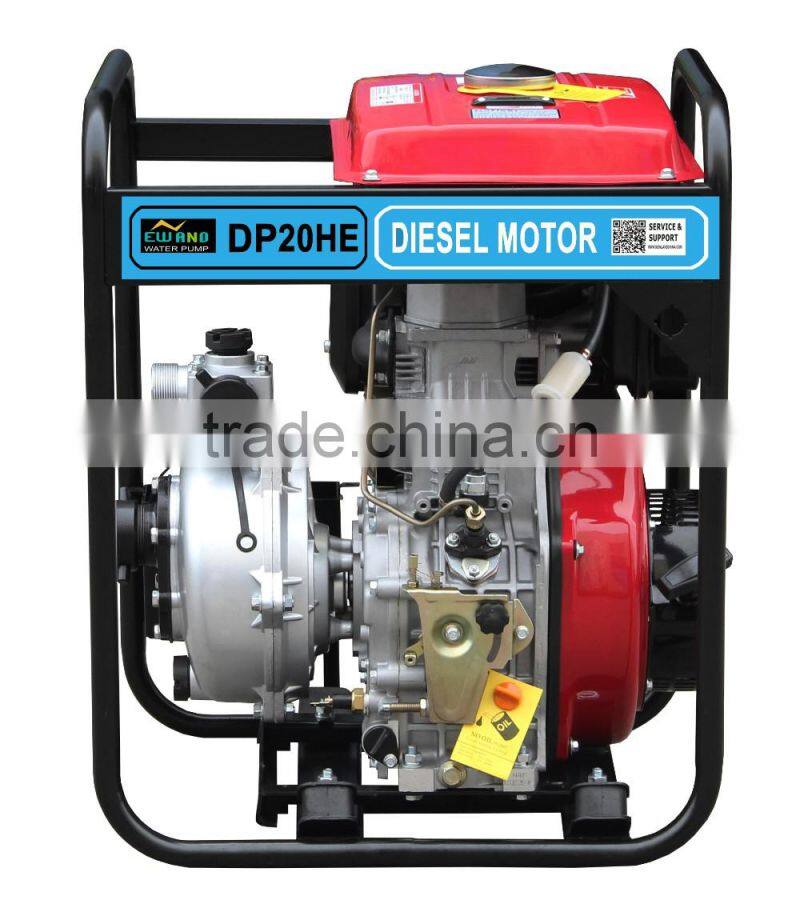 cont. head 55m max suction head 8m 186F engine diesel 2inch high pressurefire water pump