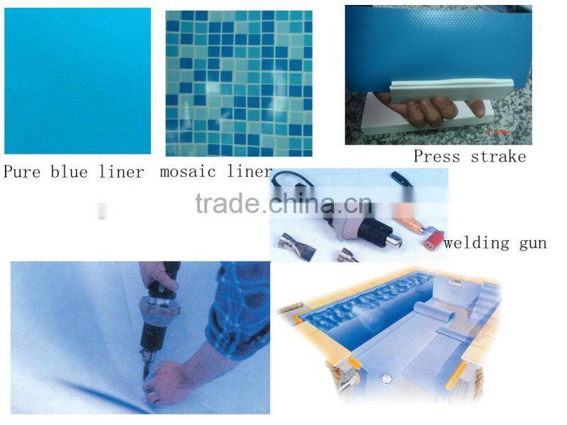 Factory supply high quality 1.5mm vinly pool swim liners