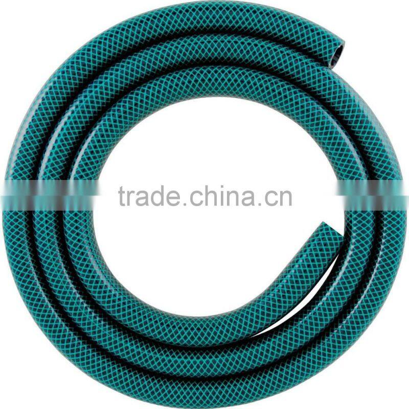 green colour pvc braided hose pipe
