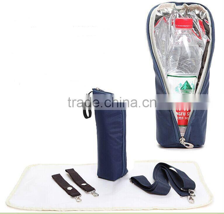 Folding 3pcs set nylon diaper bag for baby