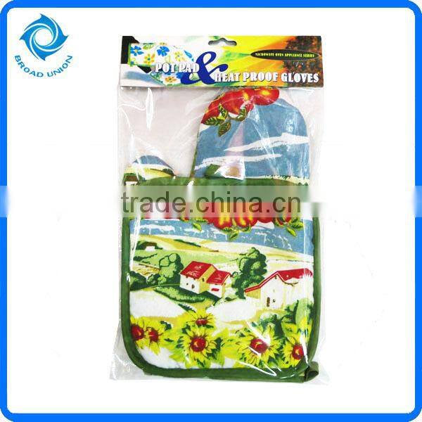 Oven Mitt and Potholder BBQ Glove