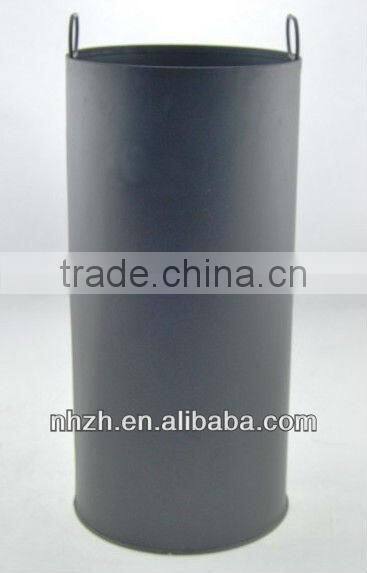 furniture outdoor middle standing matte black ash bin