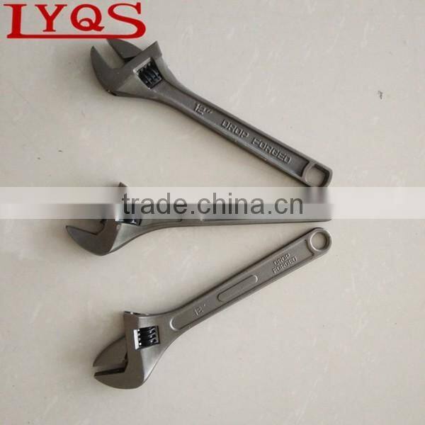 Forged carbon steel adjustable wrench/clyburn spanner for industial