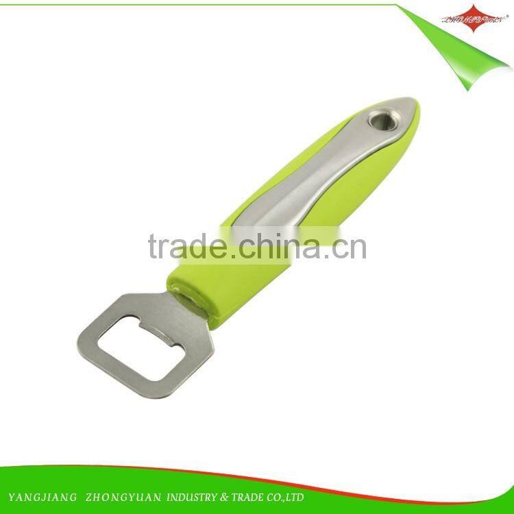 ZY-A221633 Wholesale good quality plastic handle metal bottle opener