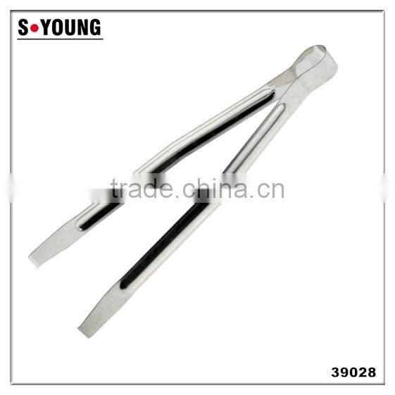 14056 Kitchen and Barbecue Grill Tongs Silicone BBQ Cooking Stainless Steel Locking Food Tong