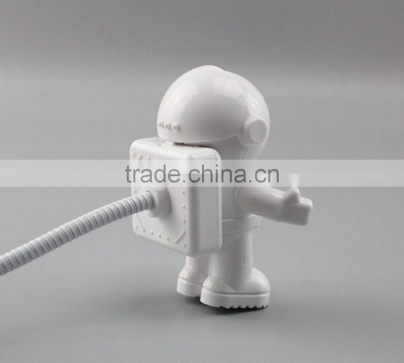 New style outstanding creative welcome lovely astronaut USB LED light for gift