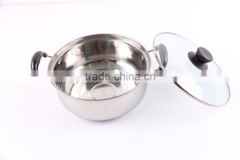 Hot Selling Tall Metal Stainless Steel Soup Pan Sause Pot