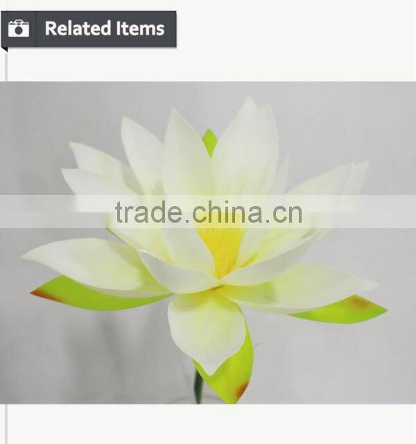 High quality China factory direct sell artificial water lily flowers