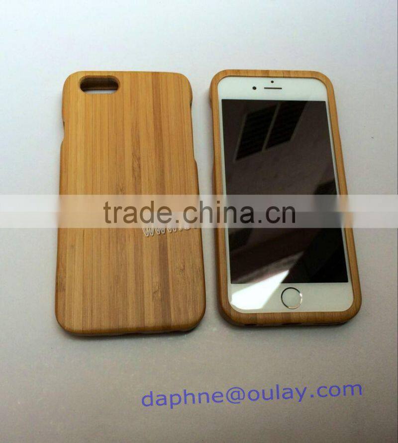 wood ipone 6 case and bamboo 6 ipone plus for waterproof case