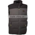Sleeveless waterproof jacket winter jacked with zipper european vest