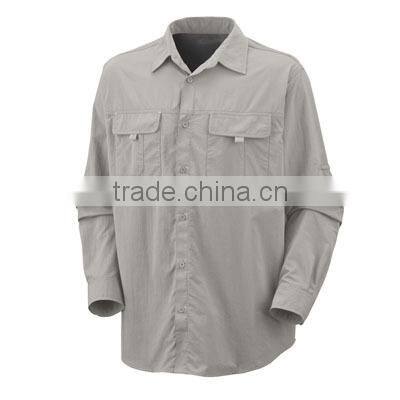 HOT SELL Shirt Fishing WITH 100%COTTON POPLIN