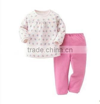 2016 wholesale kids baby stripe pajama suits kids stripe cotton pajamas