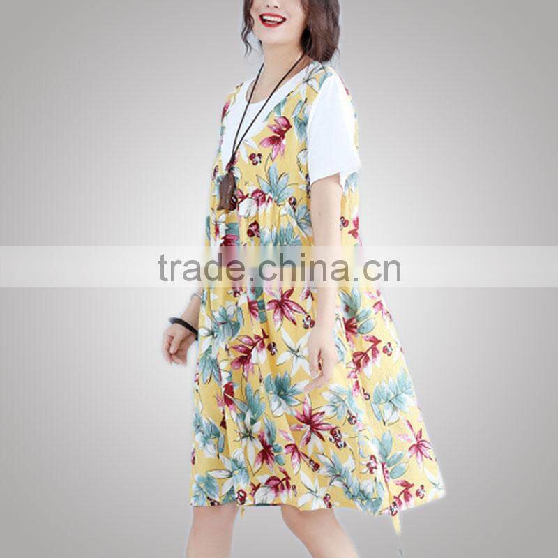Popular Summer Plus Size Women Fancy Fabric Flowers For Dress For Fat