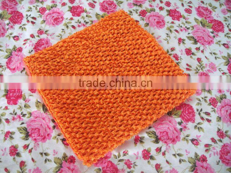 wholesale baby 9 inches white crochet lined top,top baby headband