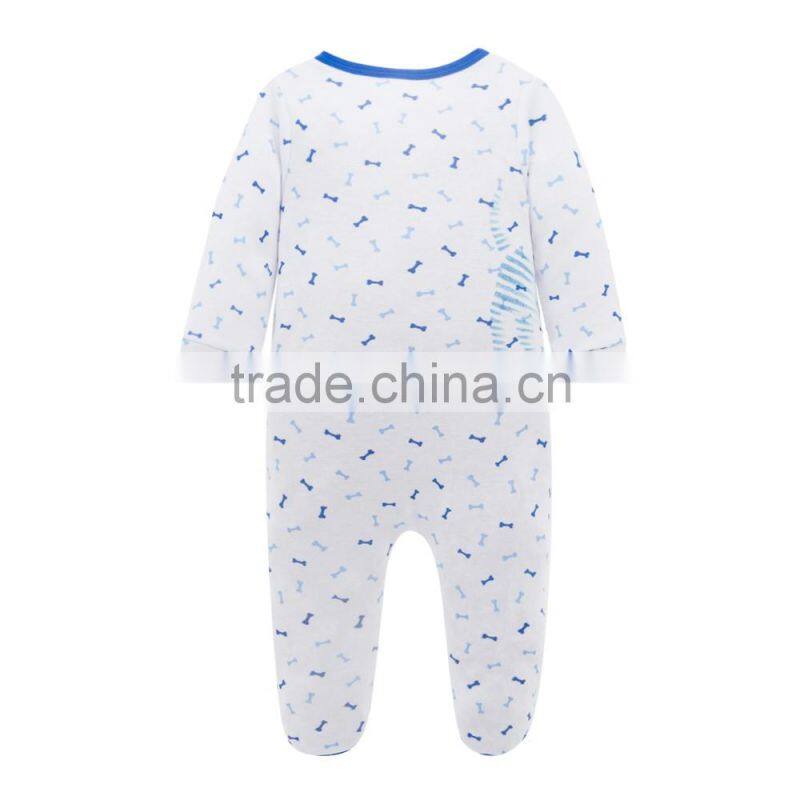 Wholesale 2017 New Style Newborn Baby Clothes 3pcs Soft Cotton Baby Rompers For Summer+Winter