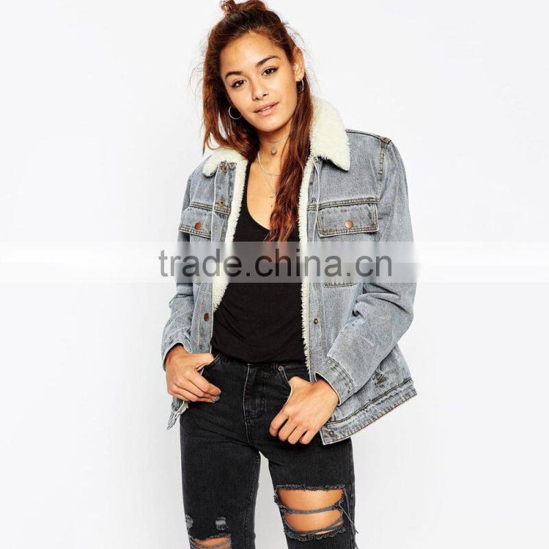 windproof fur fleece jacket woman for winter outdoor use customized