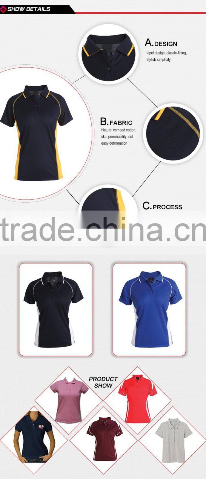 wholesale hign quality custom colourful polo shirt designs