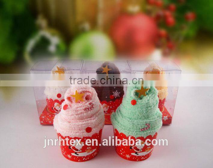 Best-selling cotton terry applique gift basket towel cake