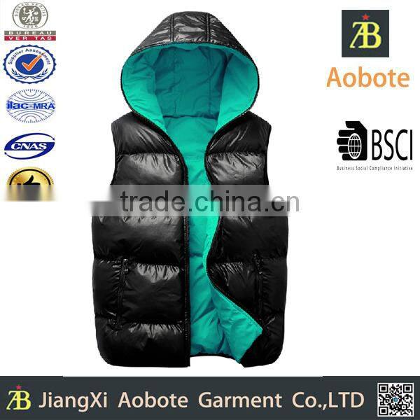 2015 Wholesale Customized Outdoor Men Slim Duck Down Vest