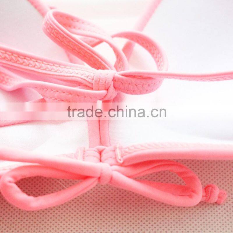 pink sweat girl swimwear