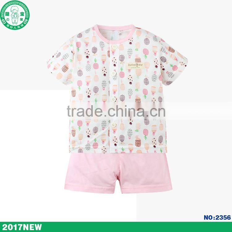 Custom cotton kids clothes sets baby t shirt baby clothing sets