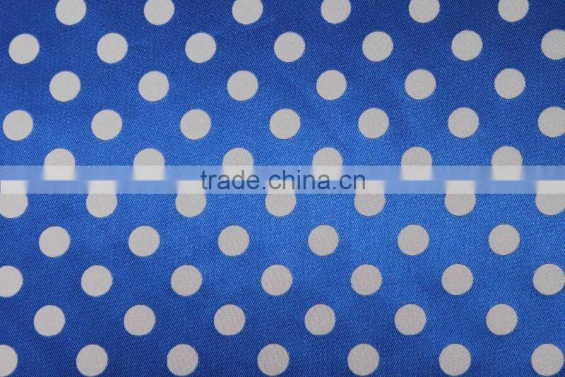 Factory made a order production dots fabric, polyester woven textile