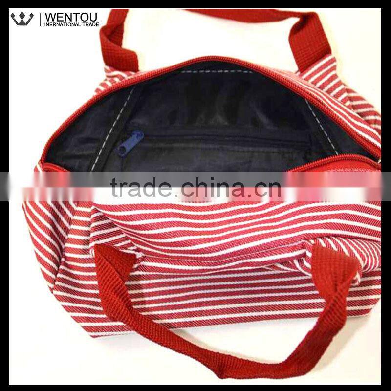 New Fashion Thermal Stripe Lunch Bag