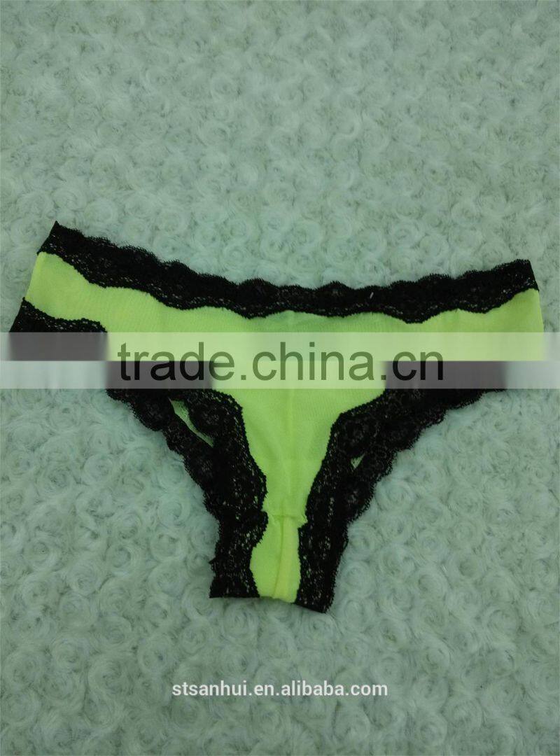 Extreme hot transparent panty,women sexy image mesh brief underwear, factory wholesale sex lingerie