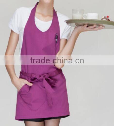 Blank cheap wholesale aprons with pocket garden apron
