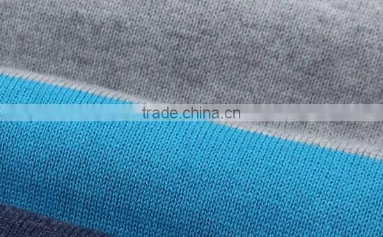 The long sleeve dark blue/sky blue stripes design knitting cardigan casual men knitted sweater