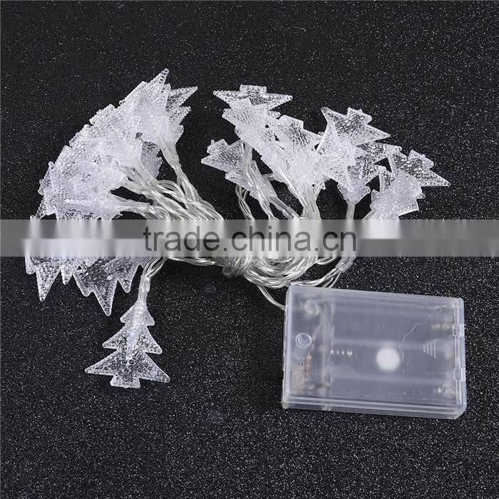 PVC LED String Fairy Lights Christmas Wedding Party Decor Transparent Clear Christmas Tree 2.5m long