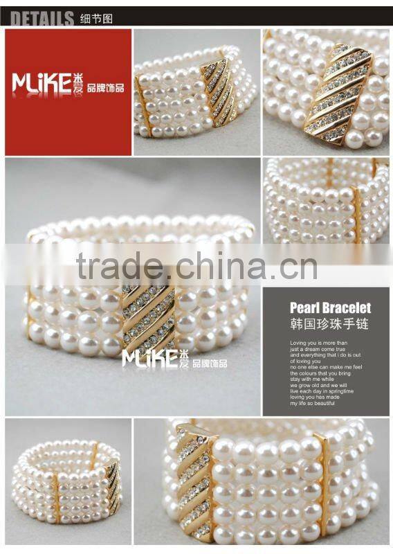 Fshion imitation pearl bracelet M3018