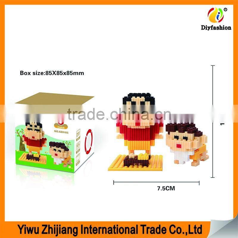 Hot Sale Cartoon Figure Mode 3D Mini Diamond Blocks Educational Building Blocks Toys for Childrens Gift Toys