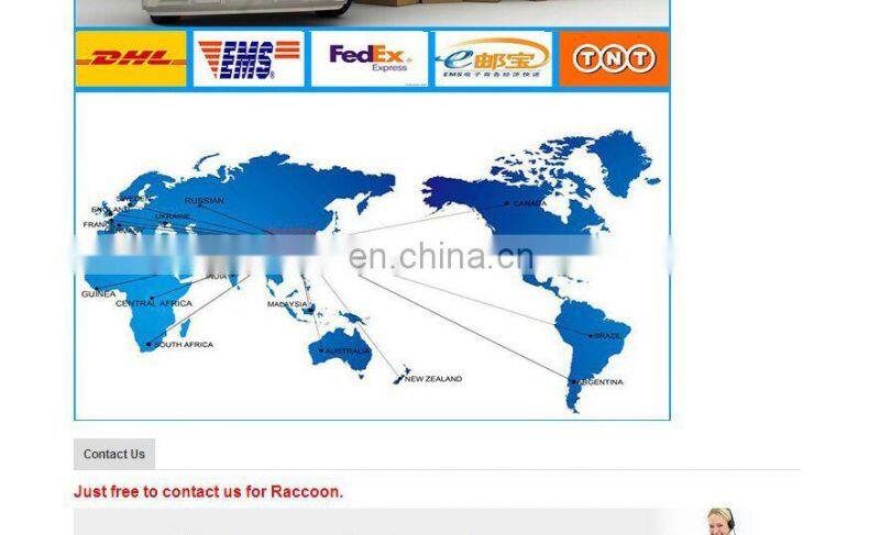 factory direct high quality raccoon fur plate for garment