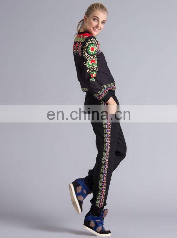 autumn winter designers women sport hoodie set