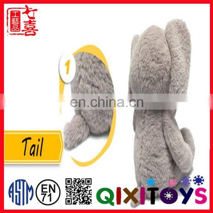 CE best selling custom plush animal elephant shaped body pillow for children