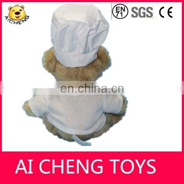 customize cute bear baby rattle hanging plush toys