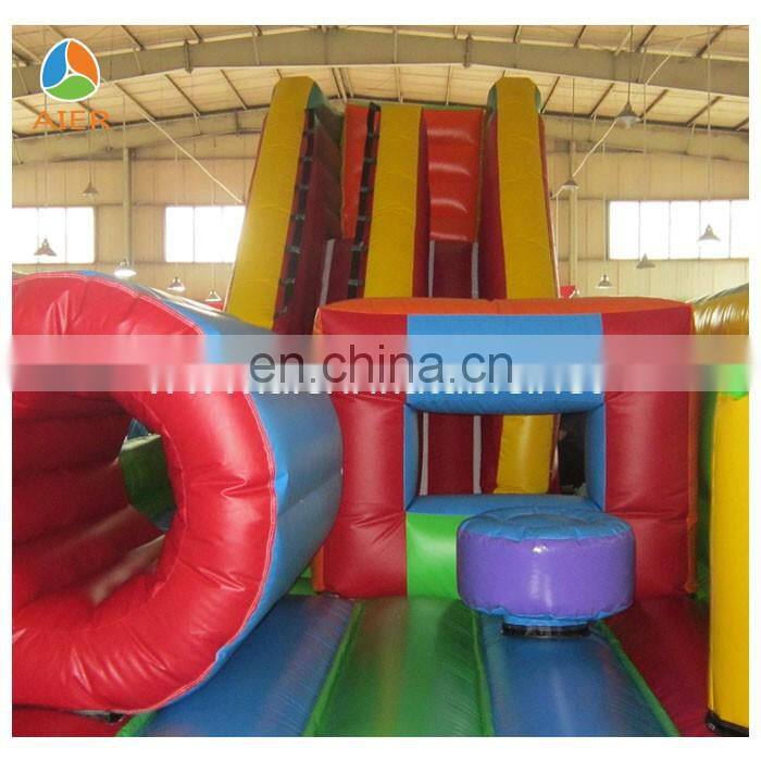 2017 Aier customised bouncer with inflatable slide bouncer