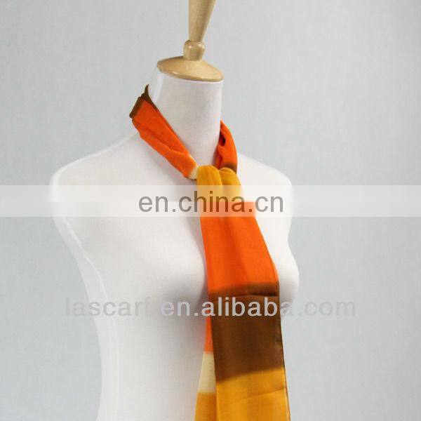 New style rainbow colorful loop scarf