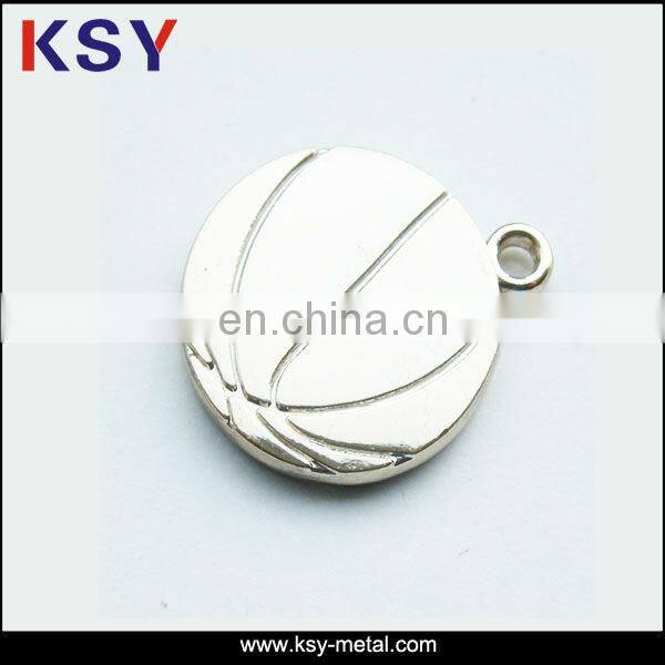 nickel metal jewelry tag engraved