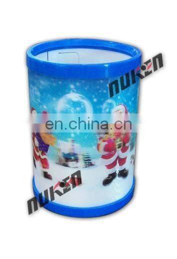 2018 New style stationary 3d PET/PP plastic pen holder for promotion