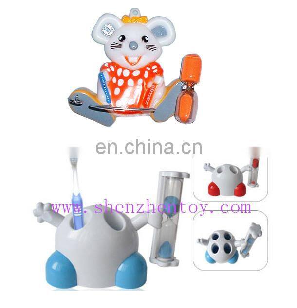 Q Toothbrush Holder with Sandtimer