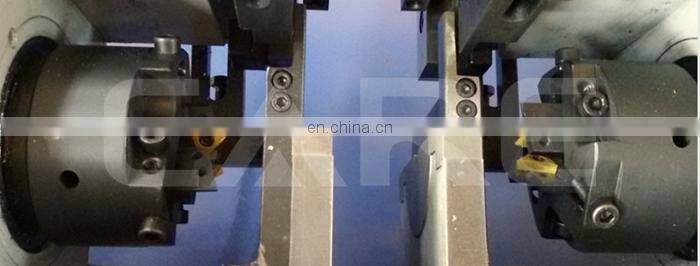 Automatic pneumatic chamfer machine of double end for steel pipes/tubes/rods