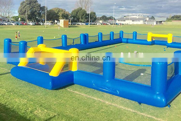 Portable Shooting Targets Inflatable Soap Water Polo Field Inflatable Indoor Rugby Soccer Football Field for Sale