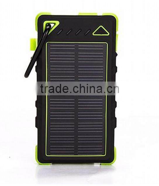 2015 new arrival 10000 mah solar power bank